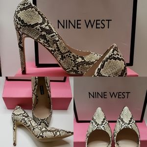 Brand New Still In Box Snakeskin pumps